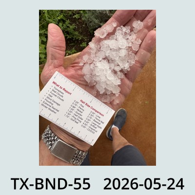 Hail Obs Photo