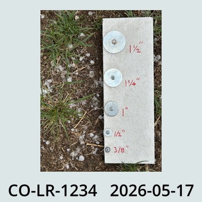 Hail Obs Photo