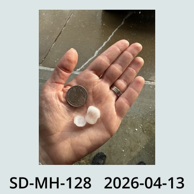 Hail Obs Photo