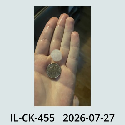 Hail Obs Photo