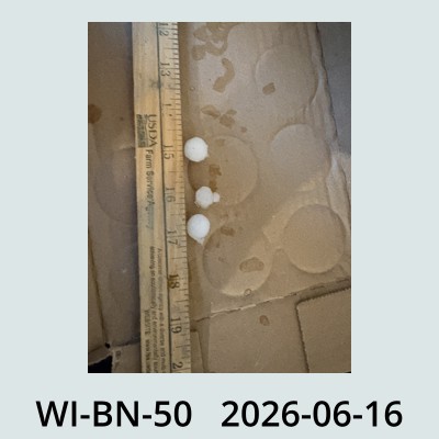 Hail Obs Photo