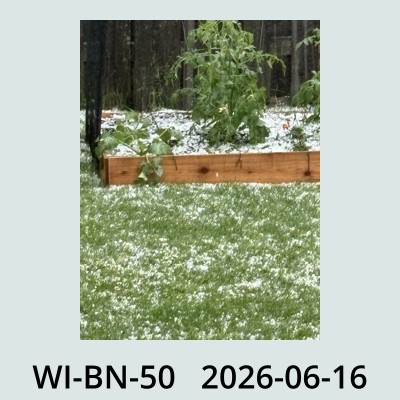 Hail Obs Photo