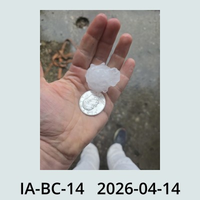 Hail Obs Photo