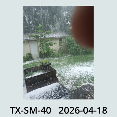 Hail Obs Photo