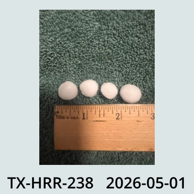 Hail Obs Photo