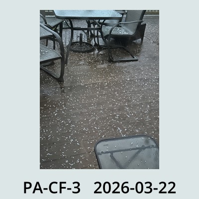 Hail Obs Photo