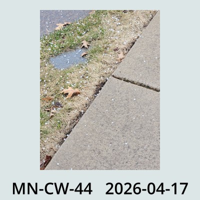 Hail Obs Photo
