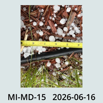 Hail Obs Photo