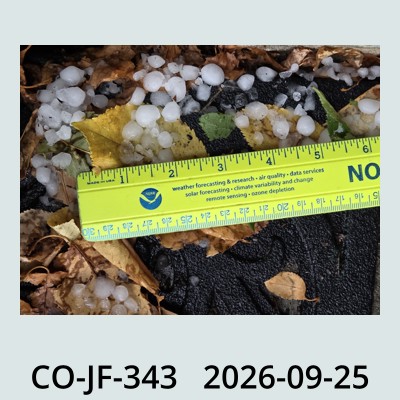 Hail Obs Photo
