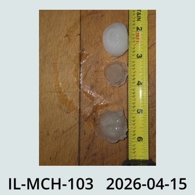 Hail Obs Photo