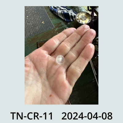 Hail Obs Photo