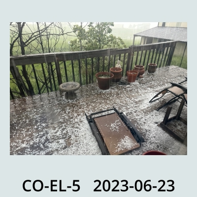 Hail Obs Photo