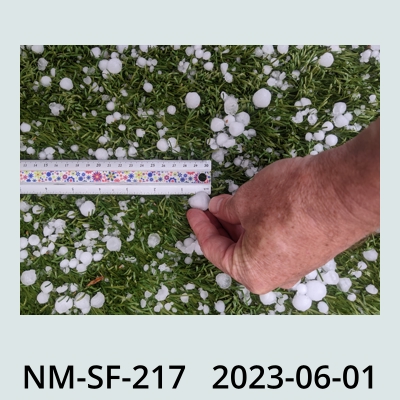 Hail Obs Photo