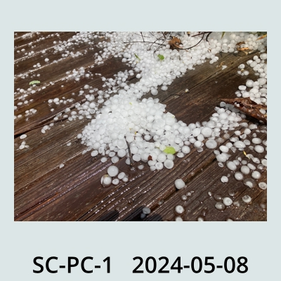 Hail Obs Photo