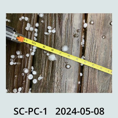 Hail Obs Photo