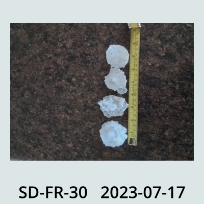 Hail Obs Photo