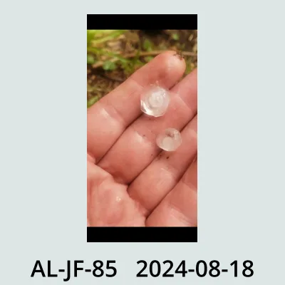 Hail Obs Photo