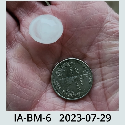 Hail Obs Photo