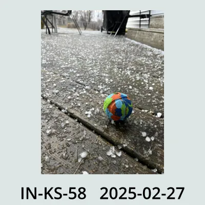 Hail Obs Photo