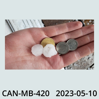 Hail Obs Photo