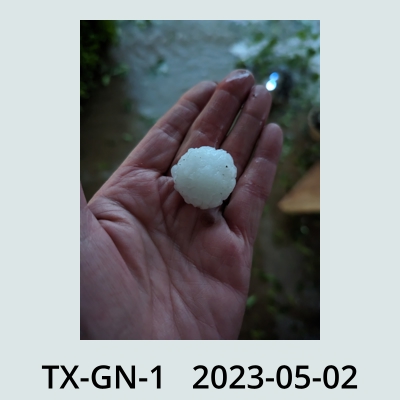 Hail Obs Photo